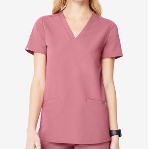 FIGS Casma Scrub Top, size small, Mauve